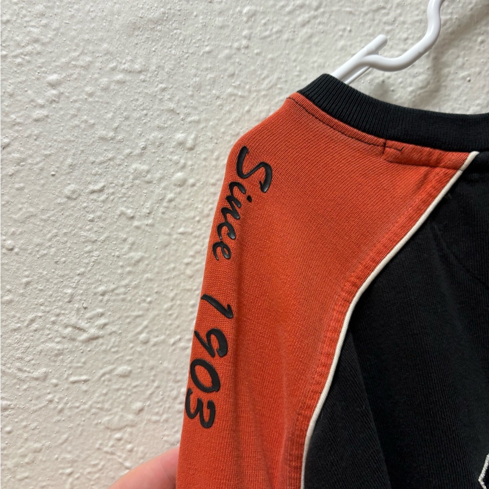Vintage Harley-Davidson Black Tee with Winged Logo Detail - Picture 7 of 10